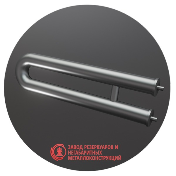 Регистры отопления двухрядные РЗП-2x76x2.5-2000 мм