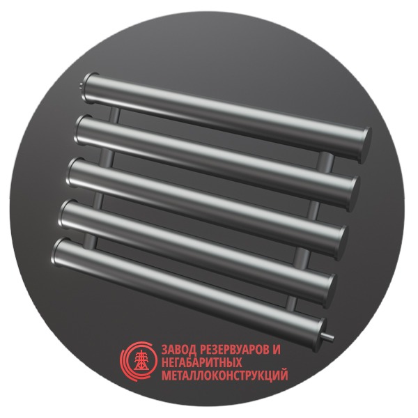 Регистры отопления пятирядные РСП-5x108x3.0-7000 мм