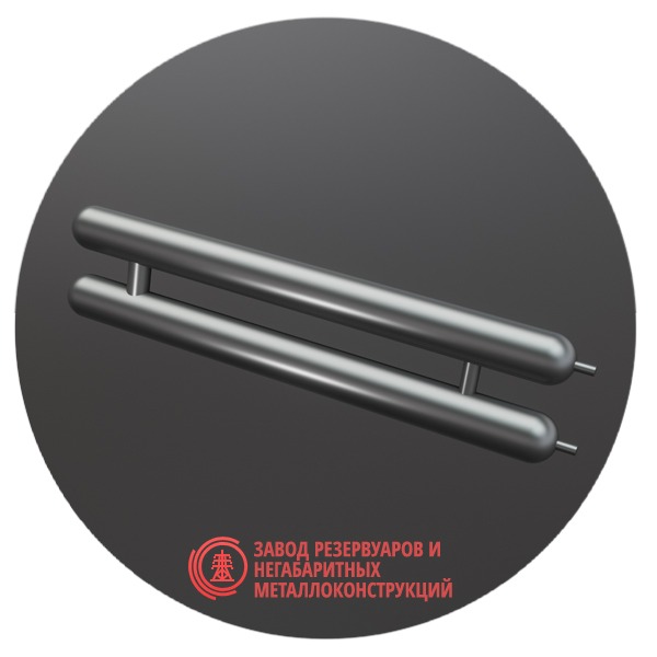 Регистры отопления двухрядные РСЭ-2x42x2.0-2000 мм