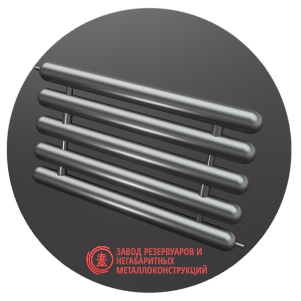 Регистры отопления пятирядные РСЭ-5x48x2.0-3000 мм